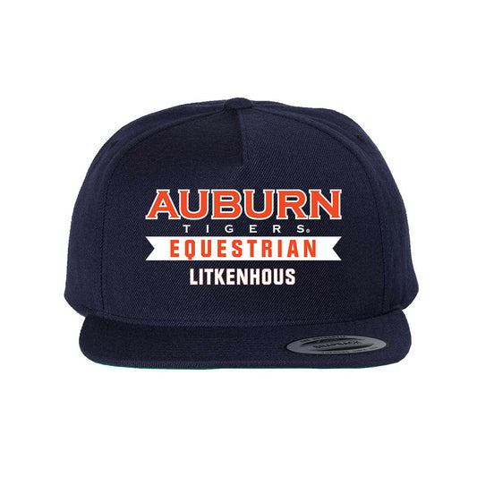 Auburn - NCAA Equestrian : Isabel Litkenhous - Snapback Hat-0