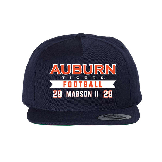Auburn - NCAA Football : Omar Mabson II - Snapback Hat-0