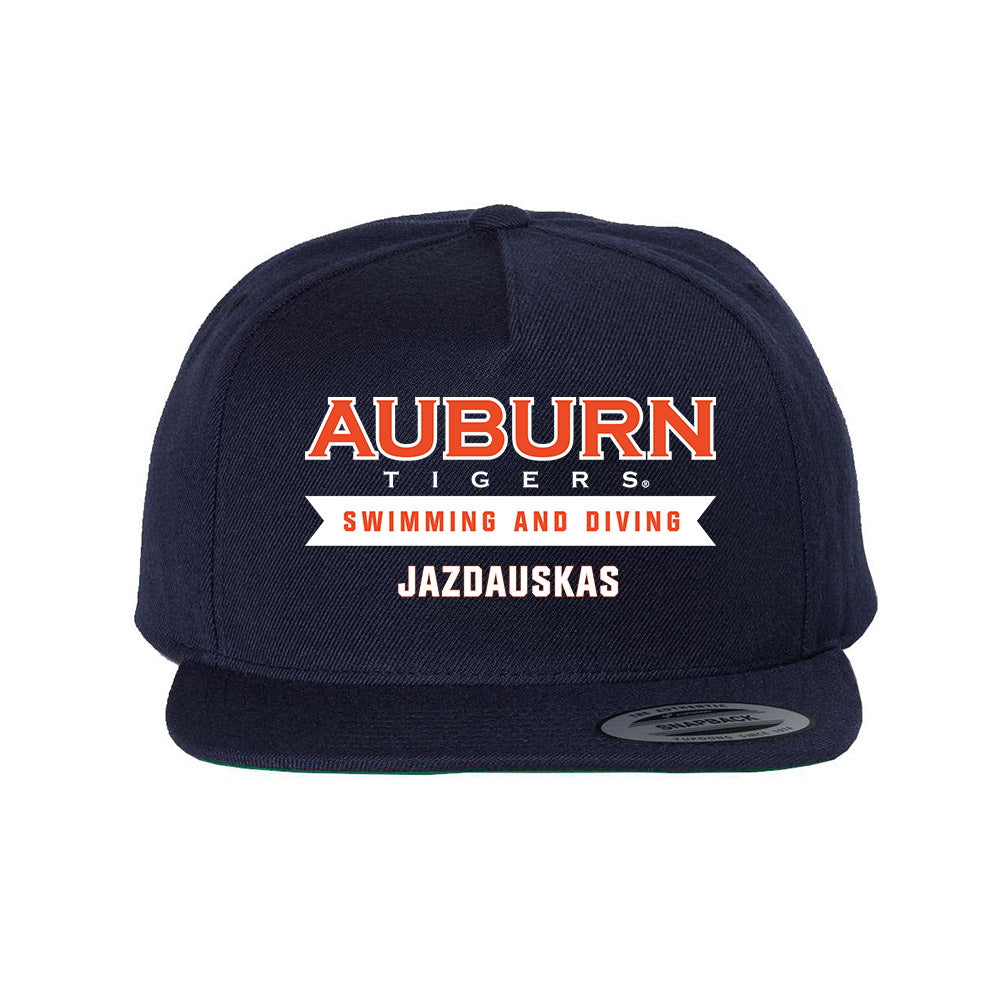 Auburn - NCAA Men's Swimming & Diving : Rokas Jazdauskas - Snapback Hat-0