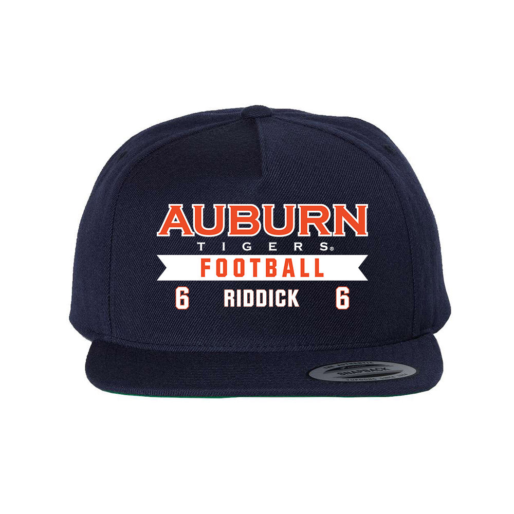 Auburn - NCAA Football : Demarcus Riddick - Snapback Hat-0