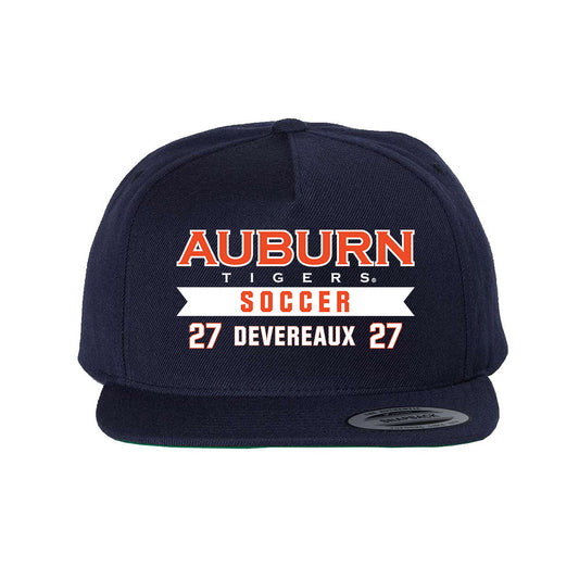 Auburn - NCAA Women's Soccer : Lileah Devereaux - Snapback Hat-0