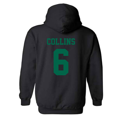 USF - NCAA Men's Basketball : Daimion Collins - Classic Shersey Hooded Sweatshirt-1