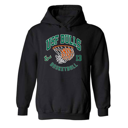 USF - NCAA Women's Basketball : Stefanie Ingram - Classic Shersey Hooded Sweatshirt-0