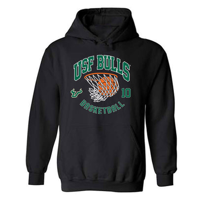USF - NCAA Men's Basketball : Tristan Beckford - Classic Shersey Hooded Sweatshirt-0