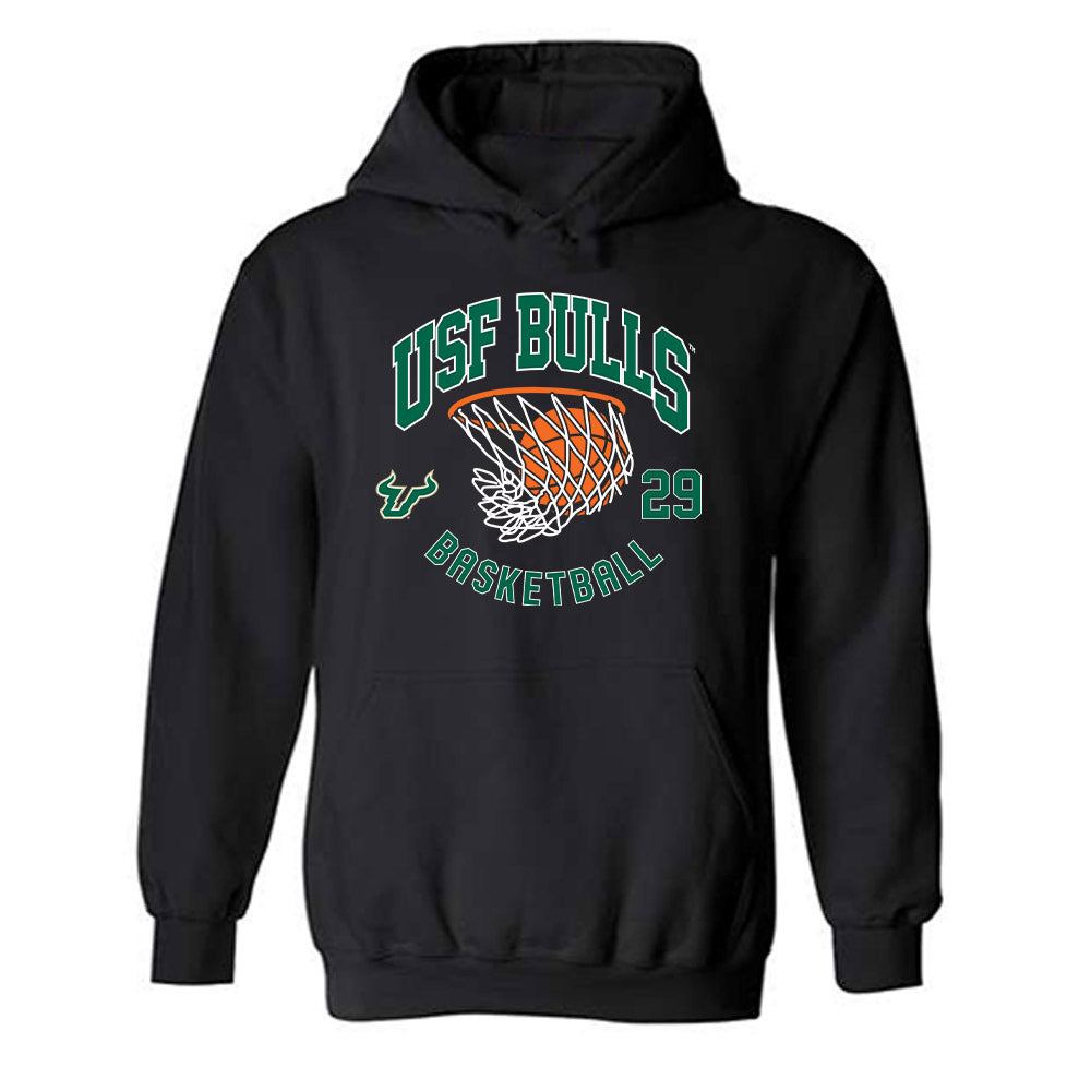 USF - NCAA Men's Basketball : Andrej Shoshkikj - Classic Shersey Hooded Sweatshirt-0