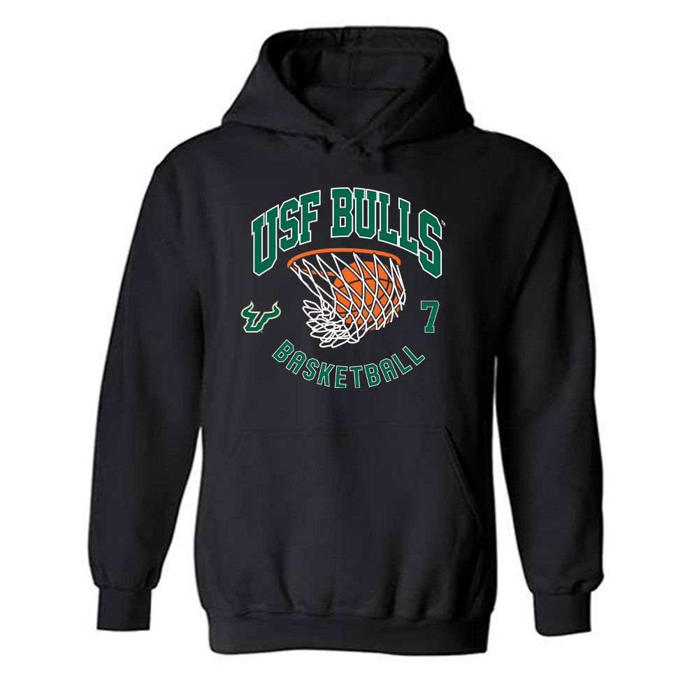 USF - NCAA Women's Basketball : Lanaa Vukcevic - Classic Shersey Hooded Sweatshirt-0