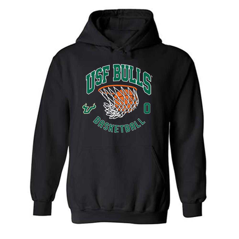 USF - NCAA Men's Basketball : Xavier Brown - Classic Shersey Hooded Sweatshirt-0
