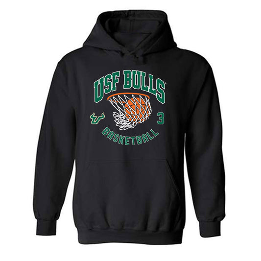 USF - NCAA Women's Basketball : Serenity Hardy - Classic Shersey Hooded Sweatshirt-0