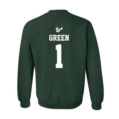 USF - NCAA Men's Basketball : DeAnte Green - Classic Shersey Crewneck Sweatshirt-1