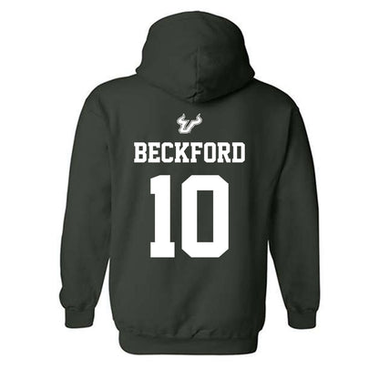 USF - NCAA Men's Basketball : Tristan Beckford - Classic Shersey Hooded Sweatshirt-1
