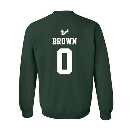 USF - NCAA Men's Basketball : Xavier Brown - Classic Shersey Crewneck Sweatshirt-1