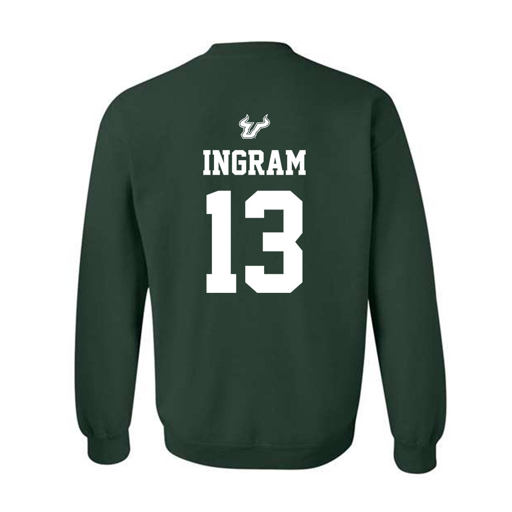 USF - NCAA Women's Basketball : Stefanie Ingram - Classic Shersey Crewneck Sweatshirt-1