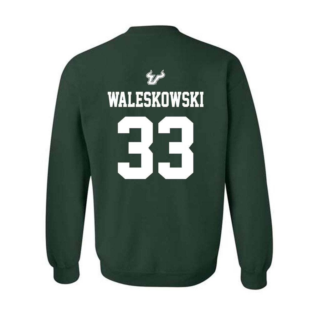 USF - NCAA Men's Basketball : Donovan Waleskowski - Classic Shersey Crewneck Sweatshirt-1