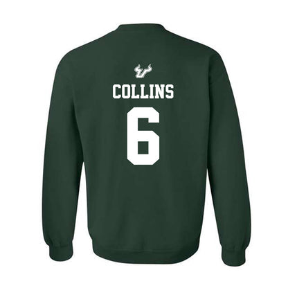 USF - NCAA Men's Basketball : Daimion Collins - Classic Shersey Crewneck Sweatshirt-1
