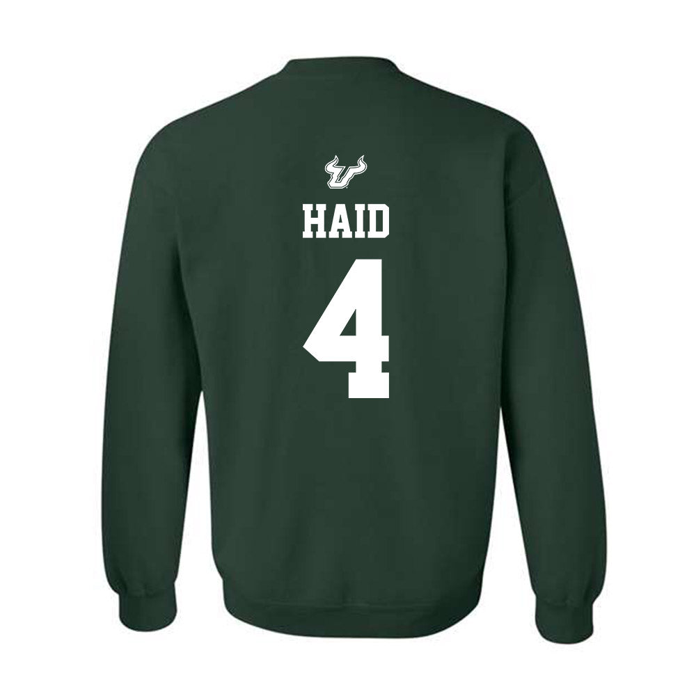 USF - NCAA Men's Basketball : Devin Haid - Classic Shersey Crewneck Sweatshirt-1