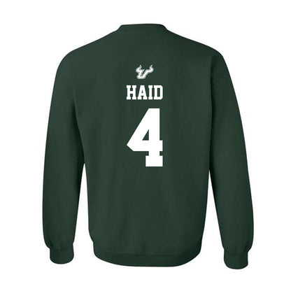 USF - NCAA Men's Basketball : Devin Haid - Classic Shersey Crewneck Sweatshirt-1