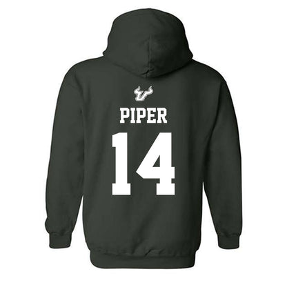 USF - NCAA Women's Basketball : Ines Piper - Classic Shersey Hooded Sweatshirt-1