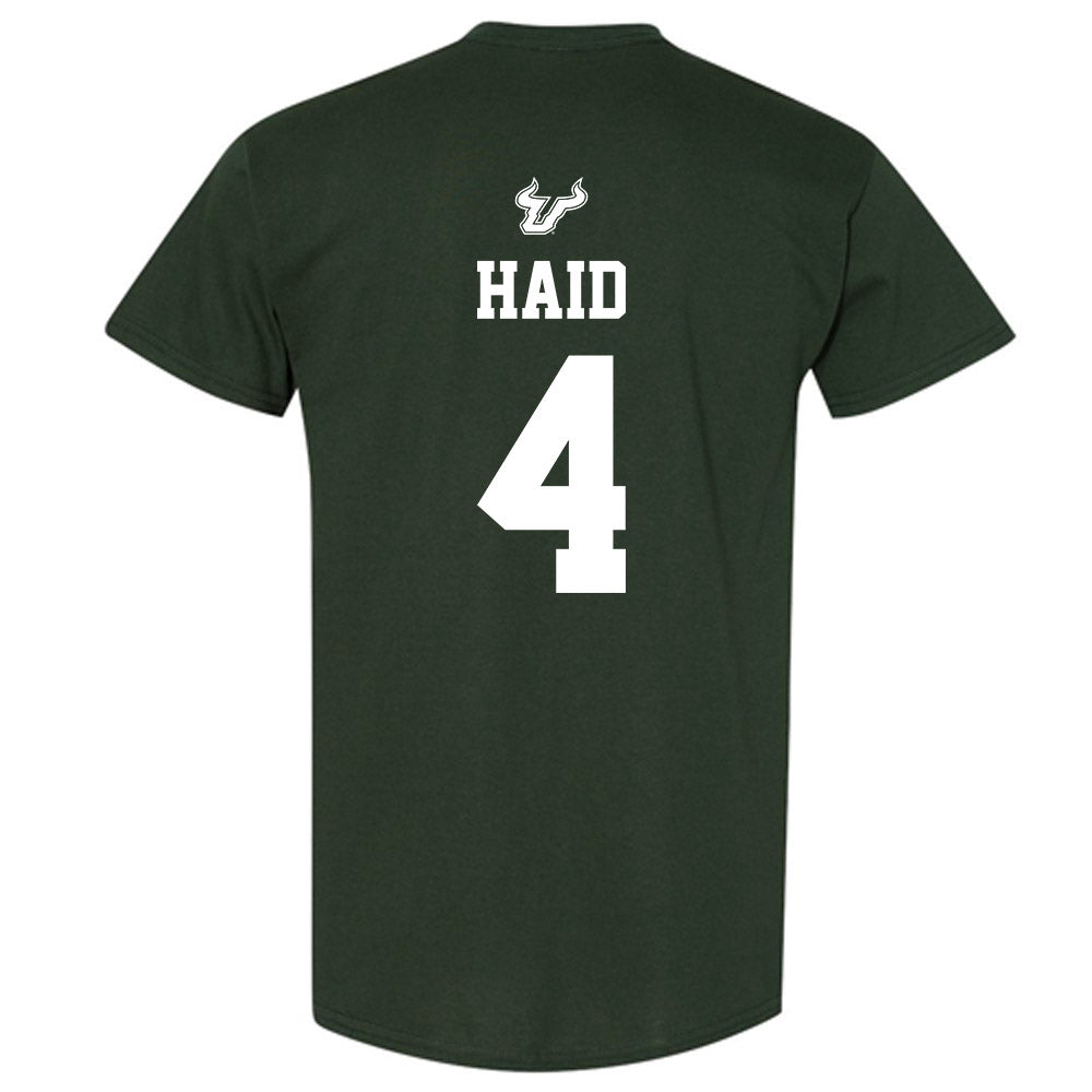 USF - NCAA Men's Basketball : Devin Haid - Classic Shersey T-Shirt-1