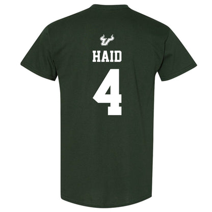 USF - NCAA Men's Basketball : Devin Haid - Classic Shersey T-Shirt-1
