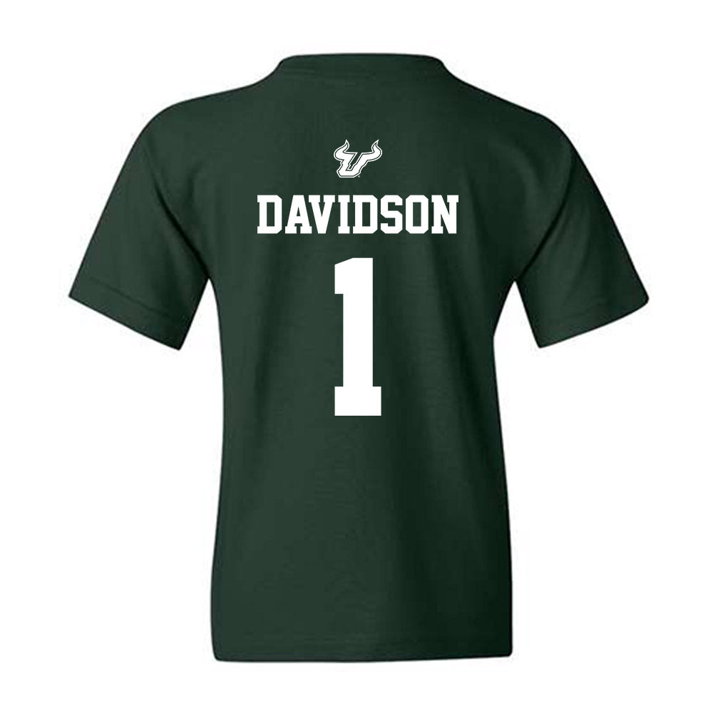 USF - NCAA Women's Basketball : Katie Davidson - Classic Shersey Youth T-Shirt-1