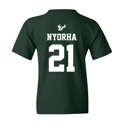 USF - NCAA Men's Basketball : Adriel Nyorha - Classic Shersey Youth T-Shirt-1