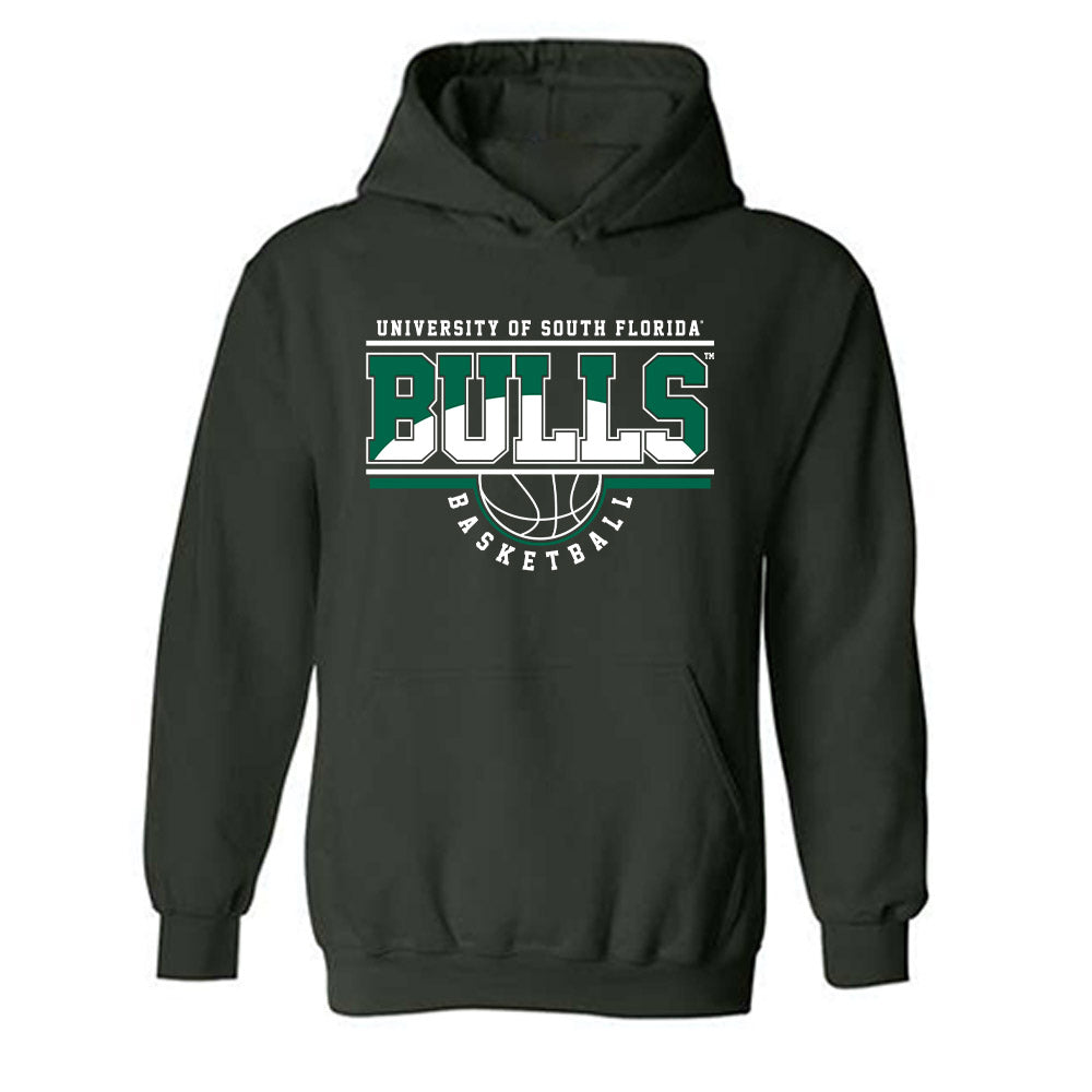 USF - NCAA Men's Basketball : Gavin Hightower - Classic Shersey Hooded Sweatshirt-0