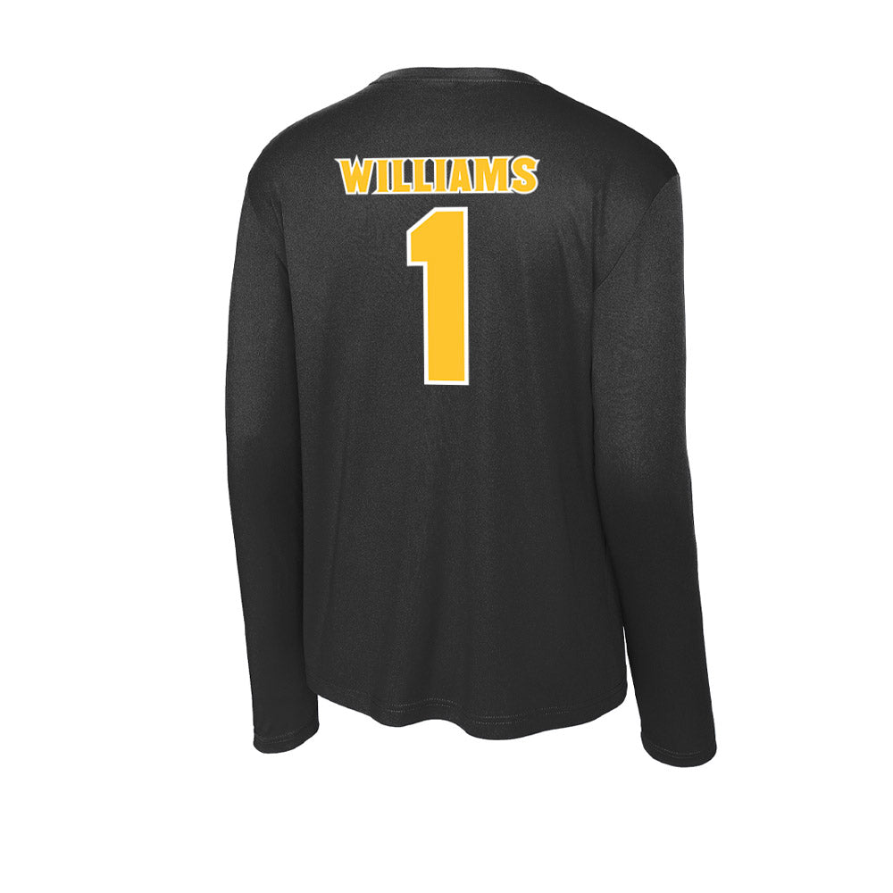 Arizona State - NCAA Women's Basketball : Amaya Williams - Sports Shersey Activewear Long Sleeve T-Shirt-1