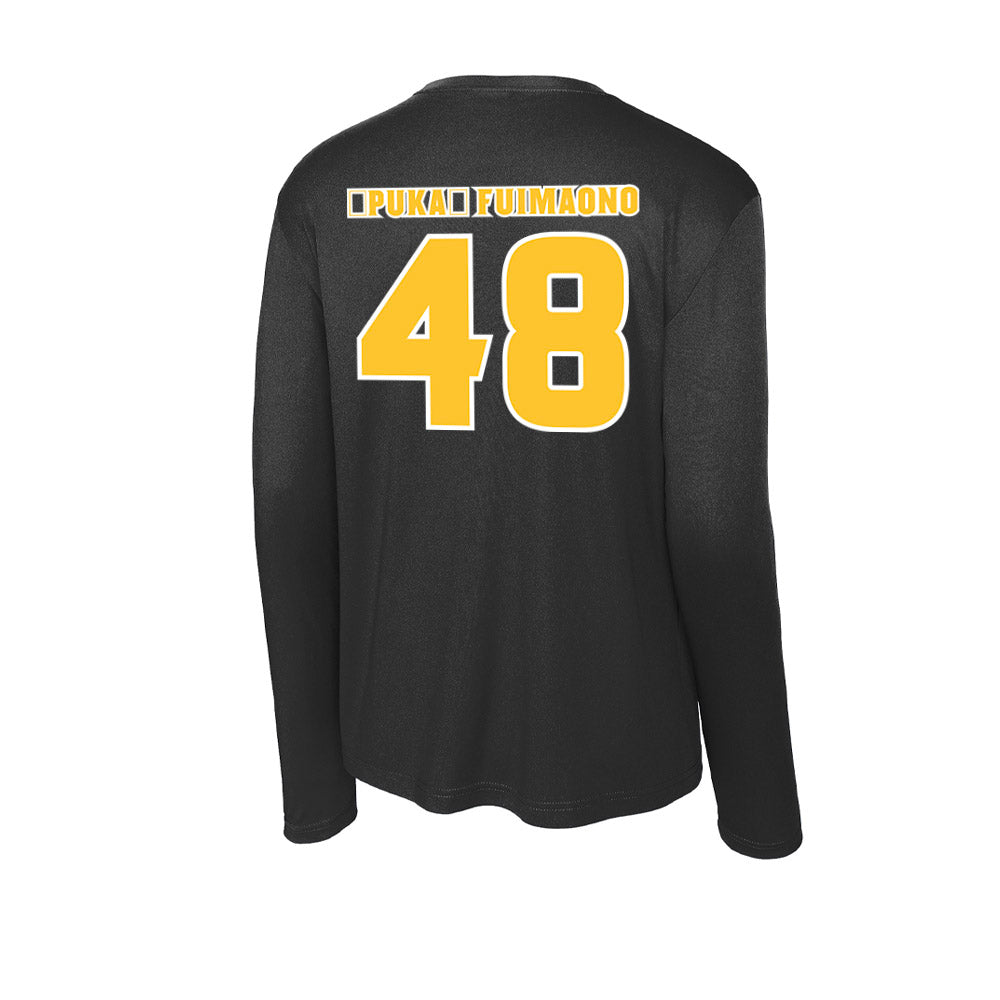 Arizona State - NCAA Football : Lee "Puka" Fuimaono - Sports Shersey Activewear Long Sleeve T-Shirt-1