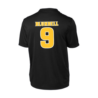Arizona State - NCAA Women's Soccer : Kierra Blundell - Black Activewear T-Shirt