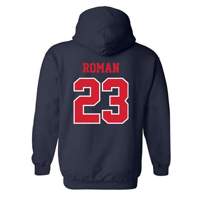 Ole Miss - NCAA Softball : Taylor Roman - Sports Shersey Hooded Sweatshirt-1