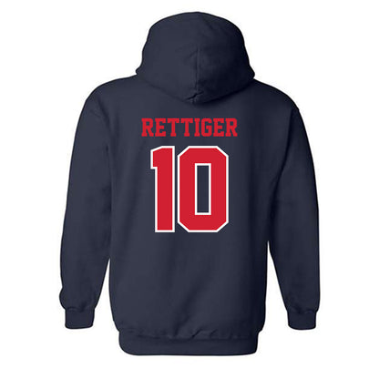 Ole Miss - NCAA Softball : Izzy Rettiger - Sports Shersey Hooded Sweatshirt-1