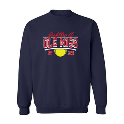 Ole Miss - NCAA Softball : Tenly Grisham -  Crewneck Sweatshirt Sports Shersey