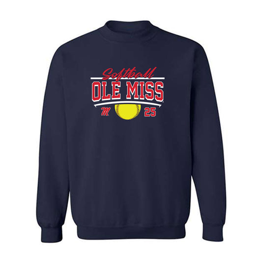 Ole Miss - NCAA Softball : Tenly Grisham -  Crewneck Sweatshirt Sports Shersey