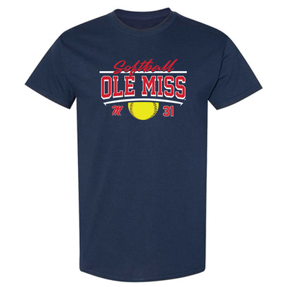Ole Miss - NCAA Softball : Jada Savage - Sports Shersey T-Shirt-0