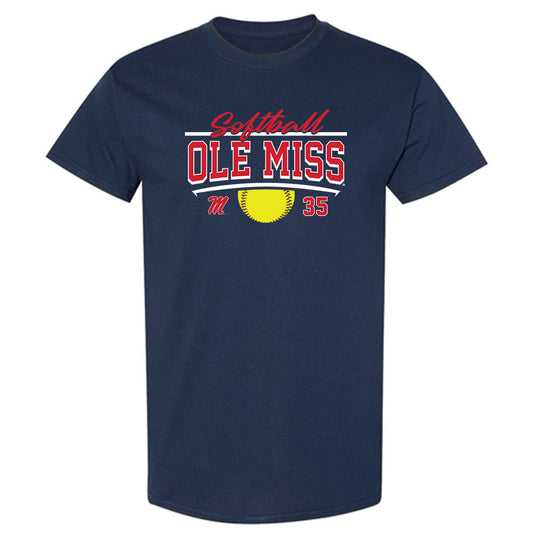 Ole Miss - NCAA Softball : Charli Calas - Sports Shersey T-Shirt-0