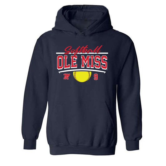 Ole Miss - NCAA Softball : Sydney Shiller - Sports Shersey Hooded Sweatshirt-0