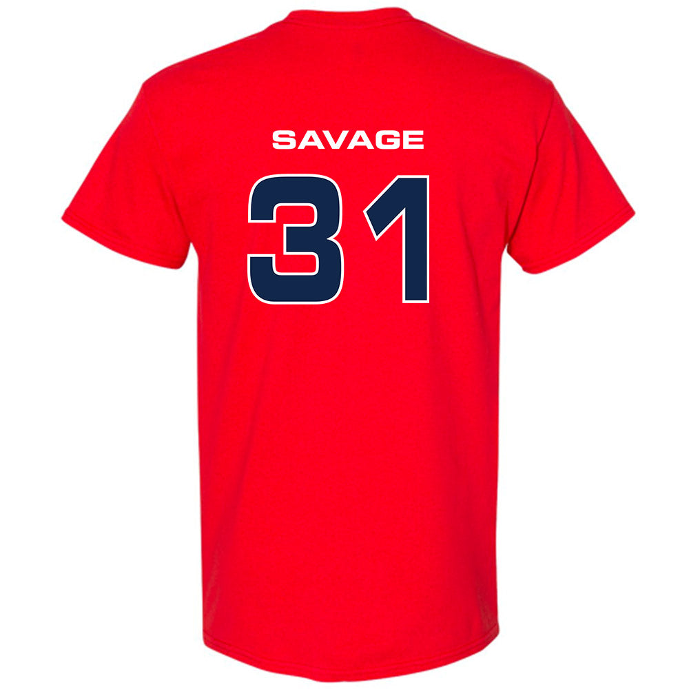 Ole Miss - NCAA Softball : Jada Savage - Sports Shersey T-Shirt-1