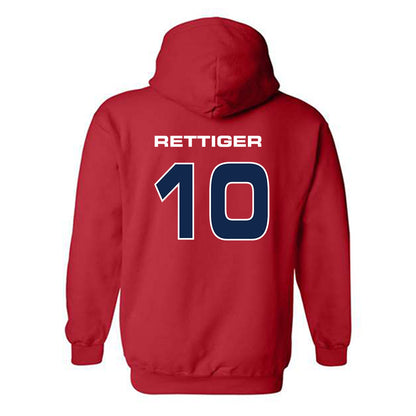 Ole Miss - NCAA Softball : Izzy Rettiger - Sports Shersey Hooded Sweatshirt-1