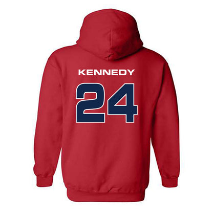 Ole Miss - NCAA Softball : Payton Kennedy - Sports Shersey Hooded Sweatshirt-1