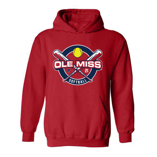 Ole Miss - NCAA Softball : Grace Thompson -  Hooded Sweatshirt Sports Shersey