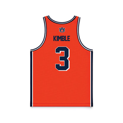 Auburn - NCAA Men's Basketball : George Kimble - Orange Basketball Jersey-1