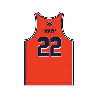 Auburn - NCAA Men's Basketball : Reed Trapp - Orange Basketball Jersey