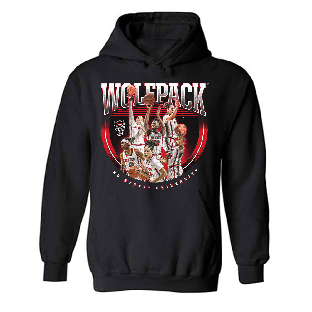 NC State - NCAA Women's Basketball : Hooded Sweatshirt Team Collage