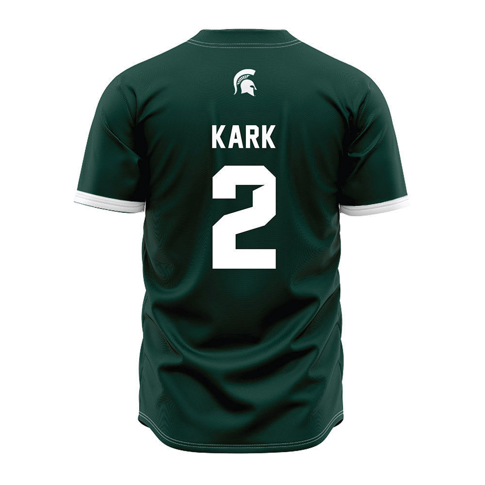 Michigan State - NCAA Baseball : Dillon Kark - Green Jersey