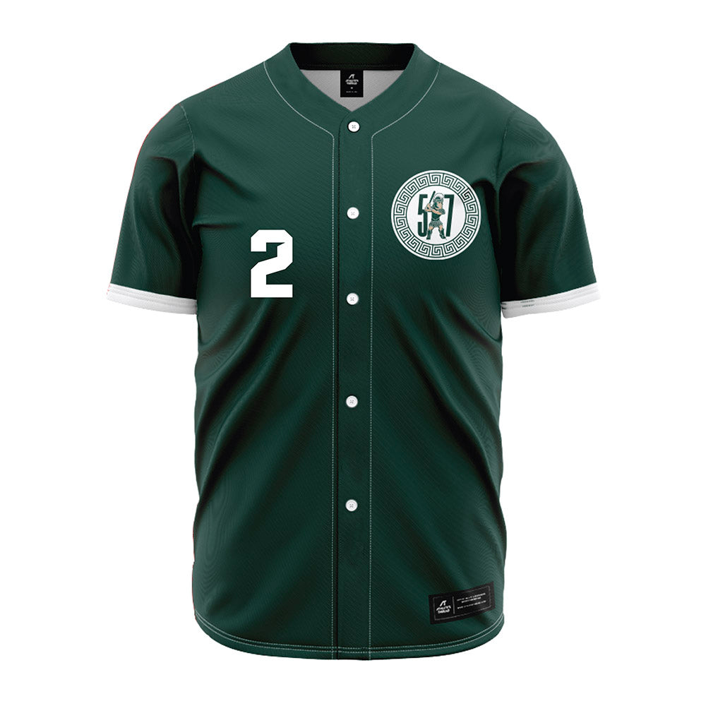 Michigan State - NCAA Baseball : Dillon Kark - Green Jersey