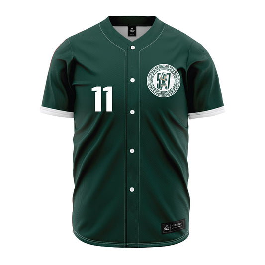 Michigan State - NCAA Baseball : Parker Picot - Green Jersey-0
