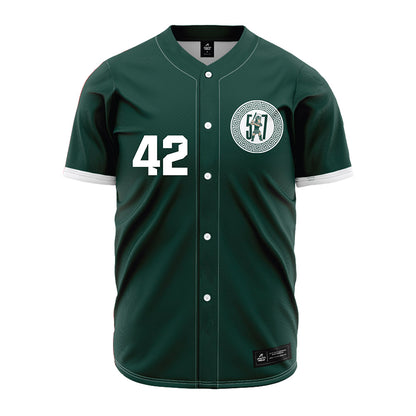 Michigan State - NCAA Baseball : Andrew Siler - Green Jersey-0