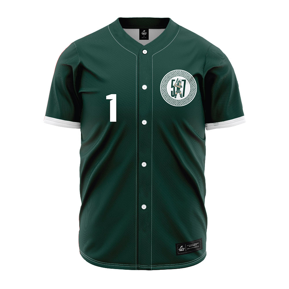 Michigan State - NCAA Baseball : Ryan McKay - Green Jersey-0