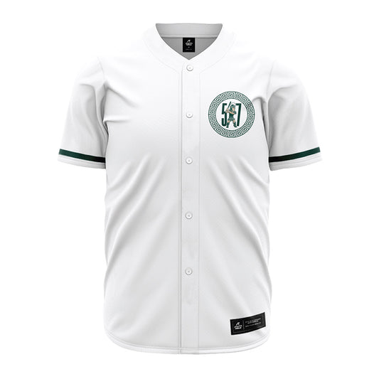 Michigan State - NCAA Baseball : Tommy Szczepanski - White Jersey-0