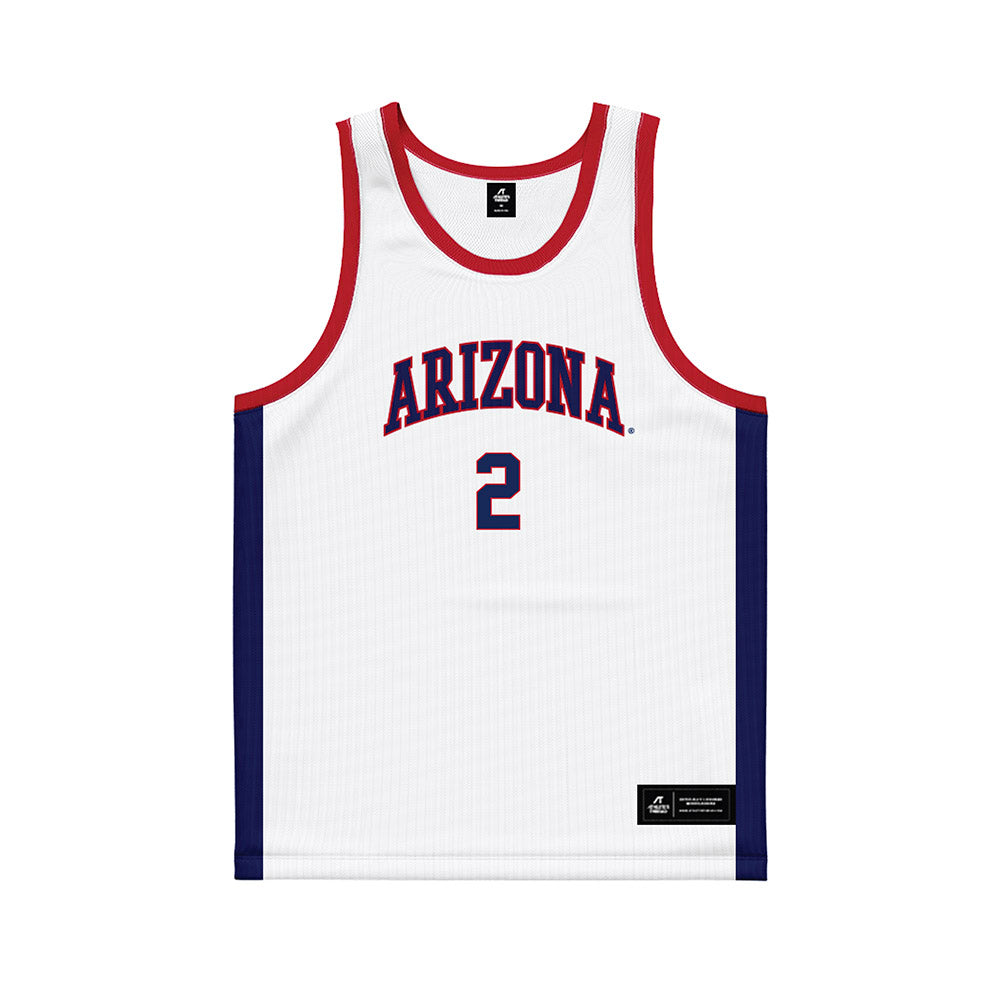  - NCAA Men's Basketball : Addison Arnold - White Basketball Jersey-0